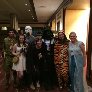 NAG members in costume (Dr. Wang is channeling the dark side of the force...)