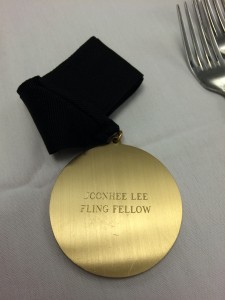 Medal that Lee received from UNL Graduate Studies