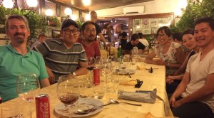NAG members celebrate ICSV22 with dinner in Florence, Italy
